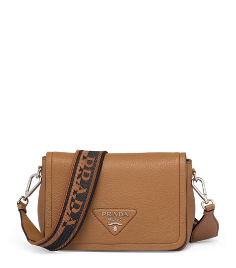 prada leather trimmed crossbody bag|prada crossbody bag nylon sale.